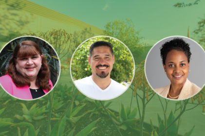 Judy Krause, Victor Soto, and Sandra Hill-Glover