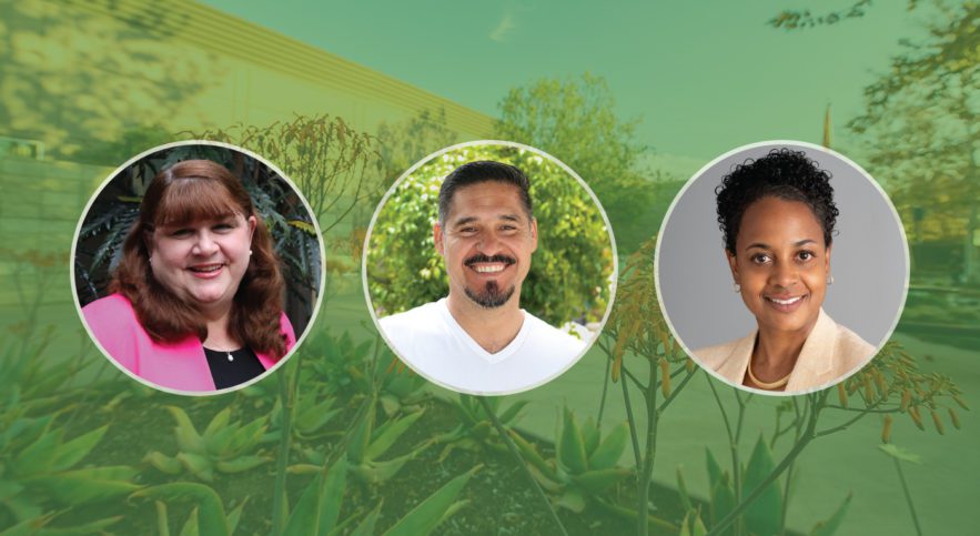 Judy Krause, Victor Soto, and Sandra Hill-Glover