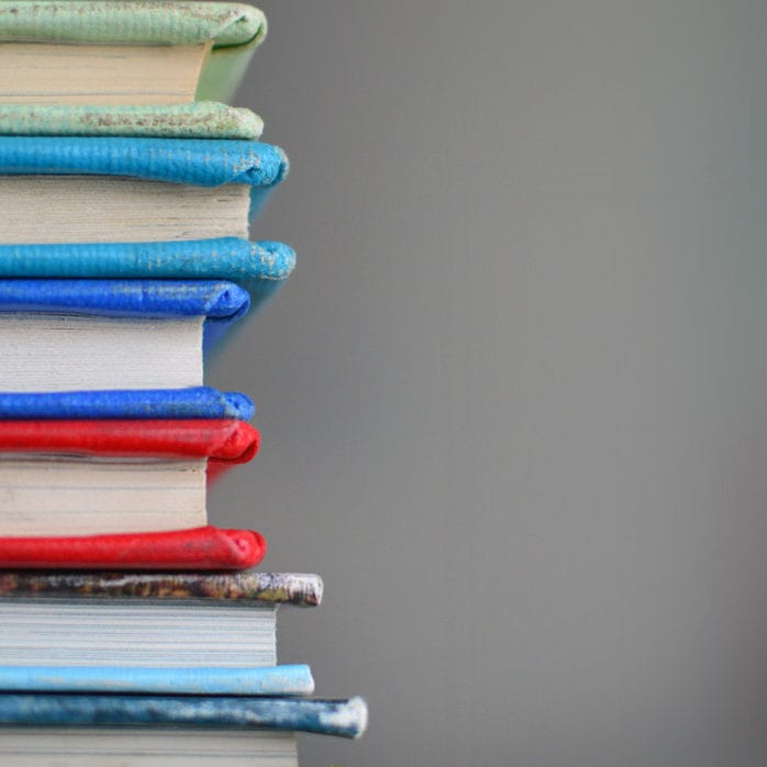 Stacked books, CPACE Test California guide
