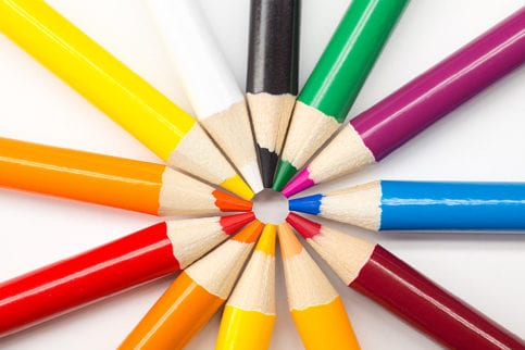 Colored pencils, guide to teacher education programs in california