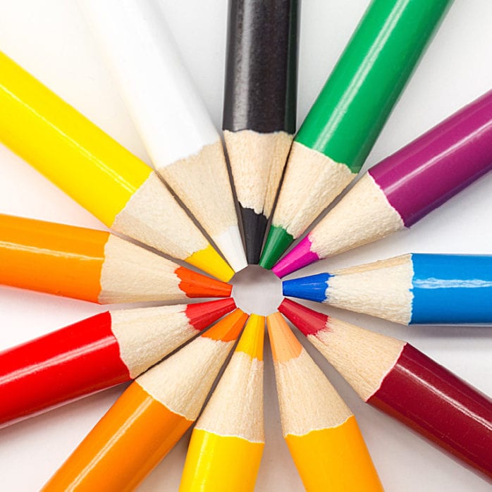 Colored pencils, guide to teacher education programs in california