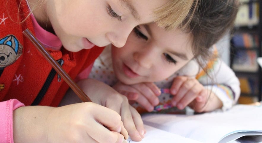 child development permit California, kids studying