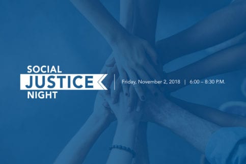 Social Justice Night Awards Graphic