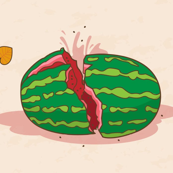 Watermelon cartoon
