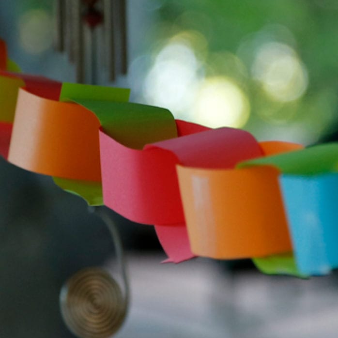 paper loop chain links