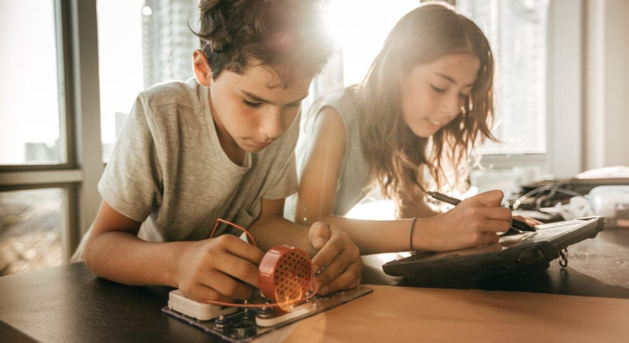 Children learning