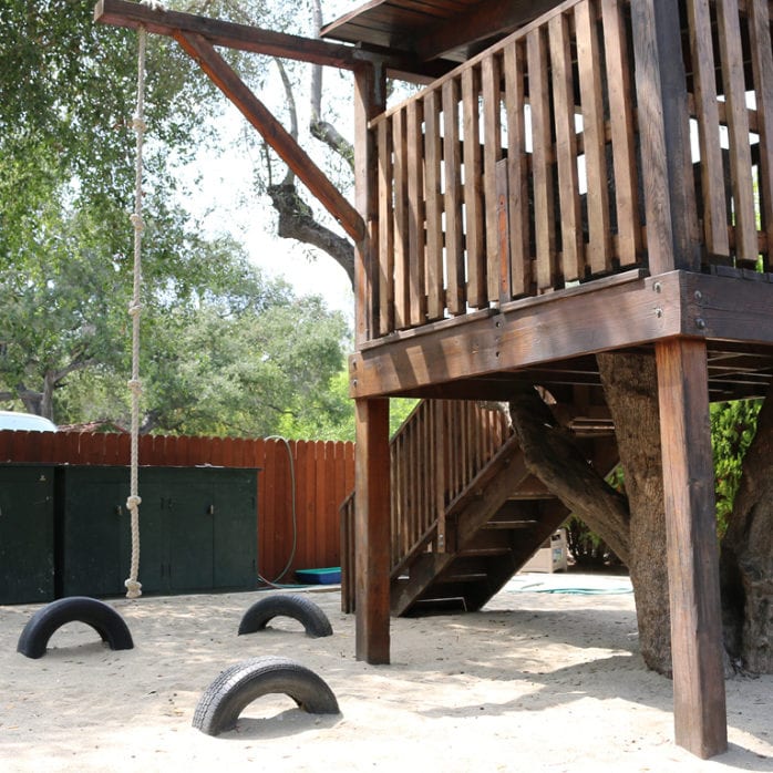 Childrens school playground