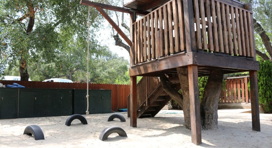 Childrens school playground
