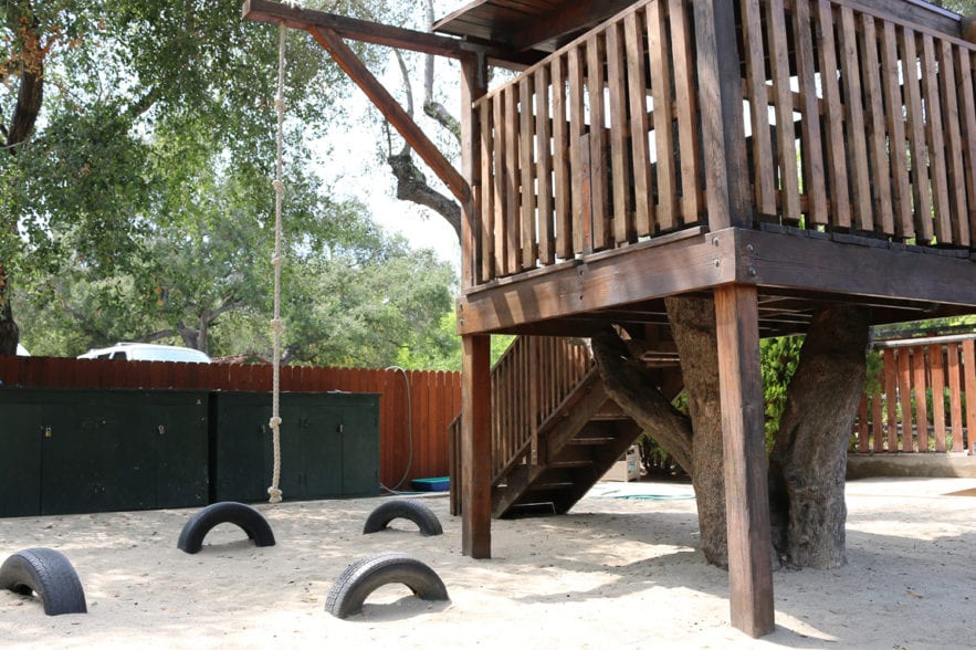 Childrens school playground