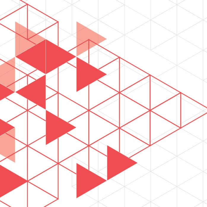 Illustrated graphic arrow pointing right