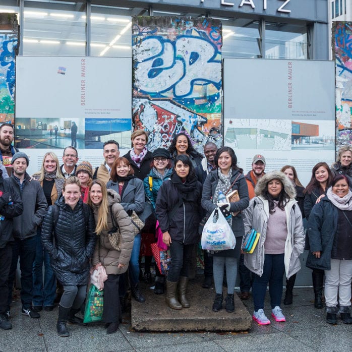 Group traveling to Berlin