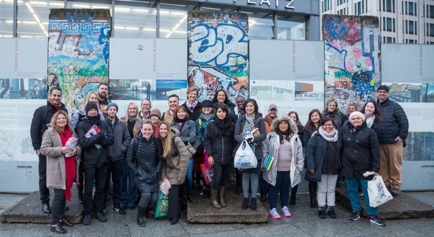 Group traveling to Berlin