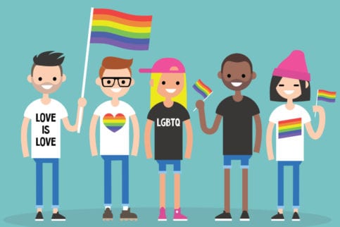 five LGBTQ people