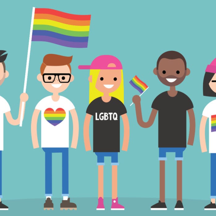 five LGBTQ people