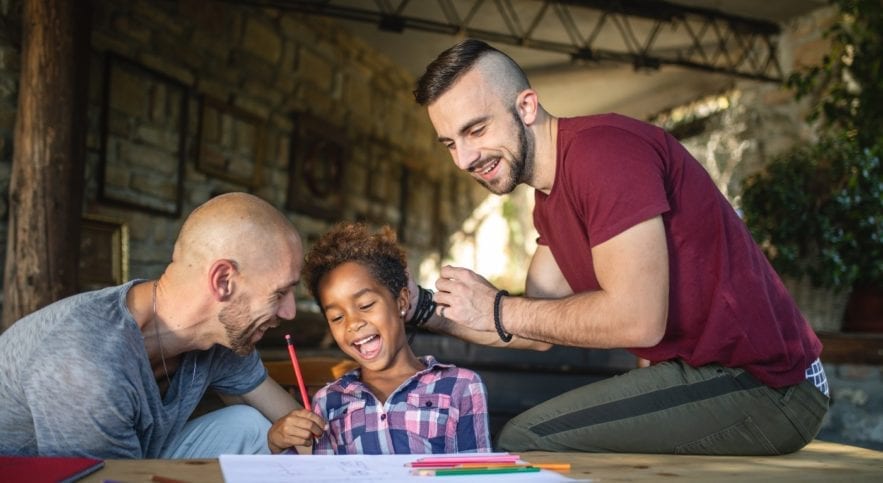 lbgtq parents with child