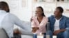 therapist with happy clients