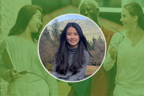 Margareta Anthonius green background