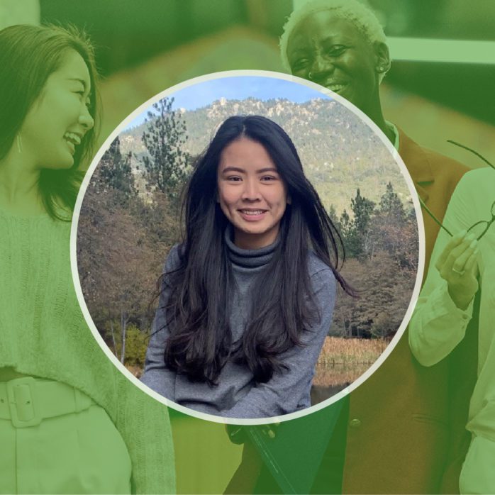 Margareta Anthonius green background