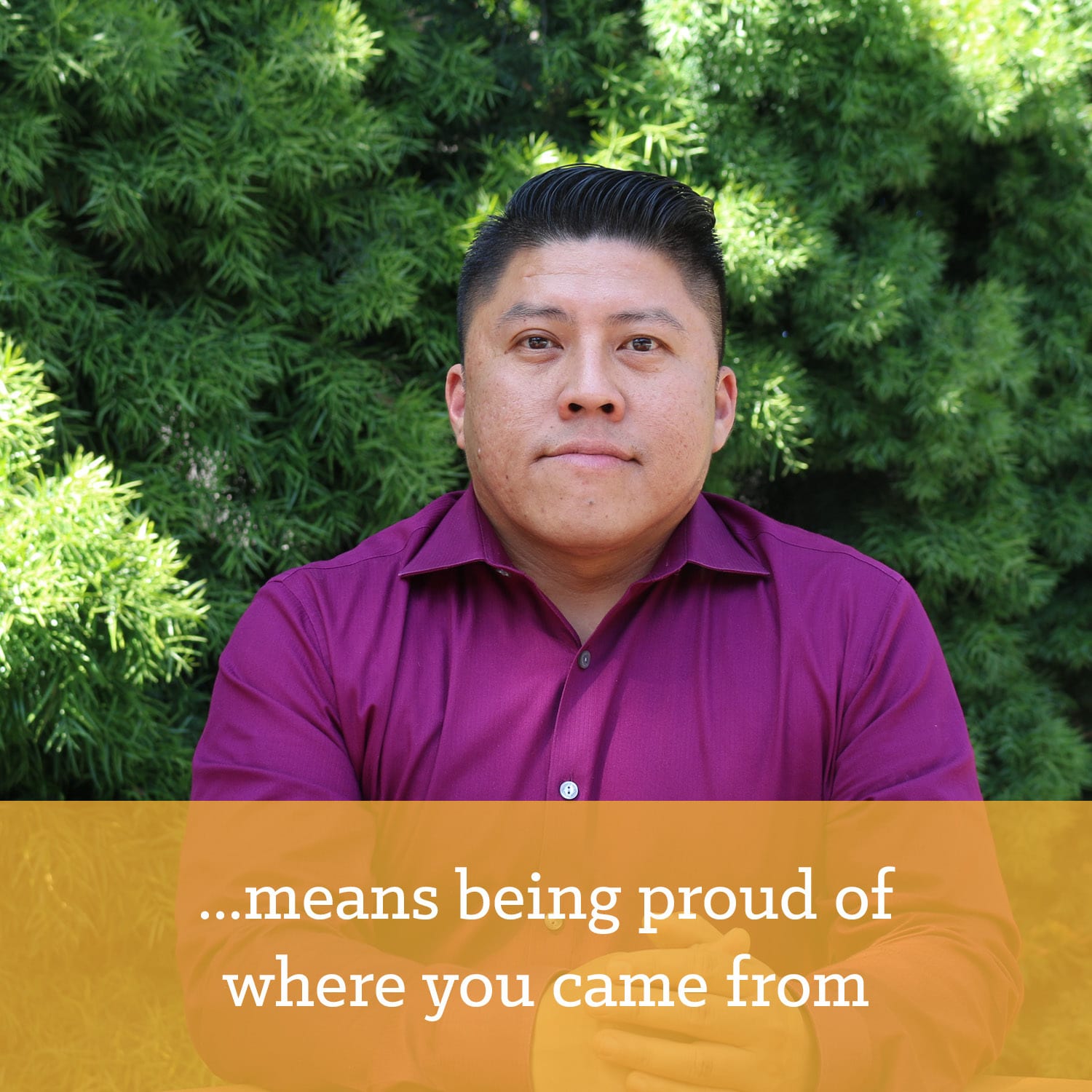 Proud of where you came from