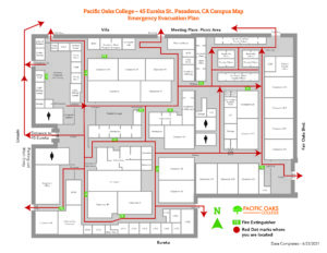 Building 45 evacuation map